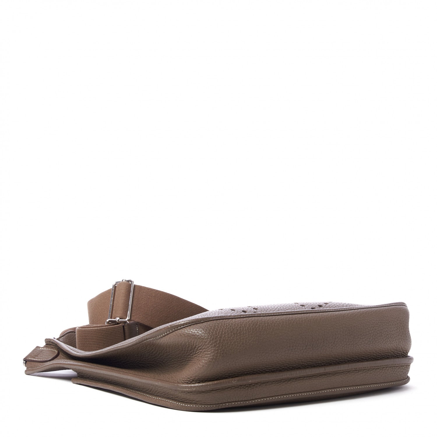 Hermes Taurillon Clemence Evelyne III GM Etoupe 4 of 9