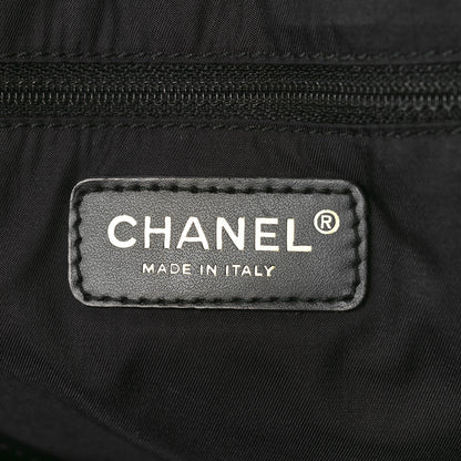 Chanel Nylon Medium Travel Tote Black 6 of 9