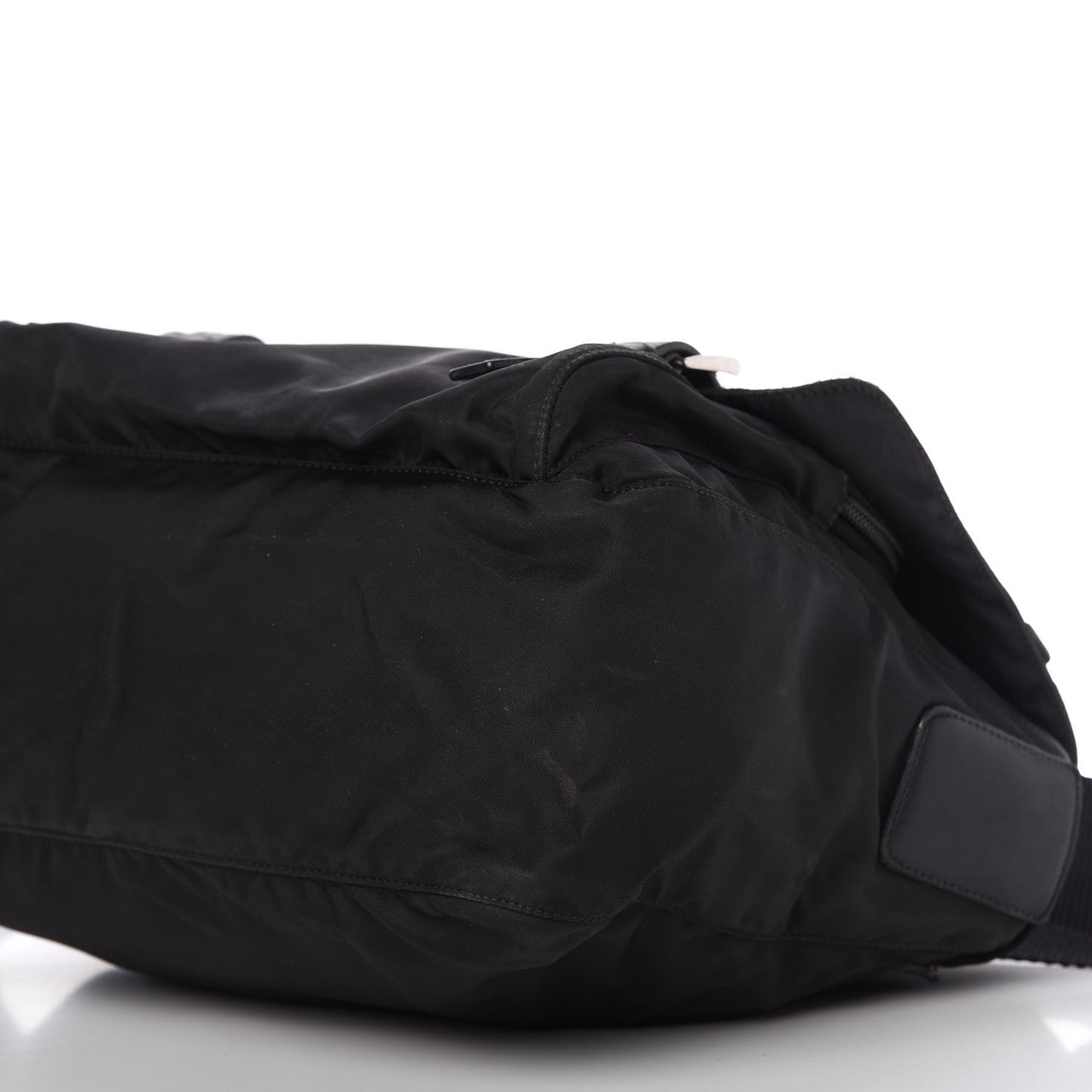 Tessuto Nylon Vela Messenger Bag Black
