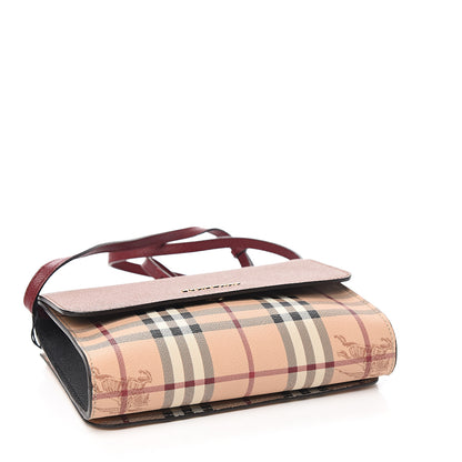 Burberry Haymarket Check Small Loxley Crossbody Bright Toffee 3 of 8