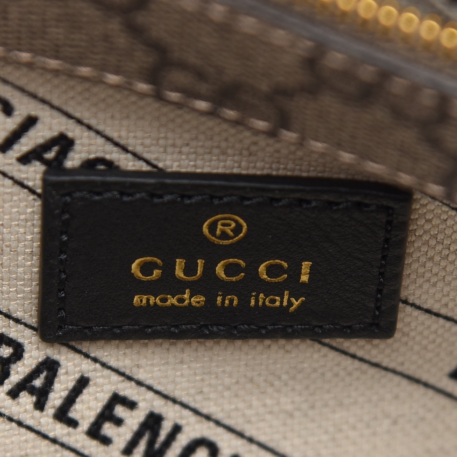Balenciaga X GUCCI GG Supreme Monogram Medium Ville Top Handle Beige Ebony 6 of 9