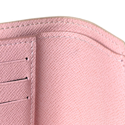 Louis Vuitton Damier Azur Victorine Wallet Rose Ballerine 12 of 13
