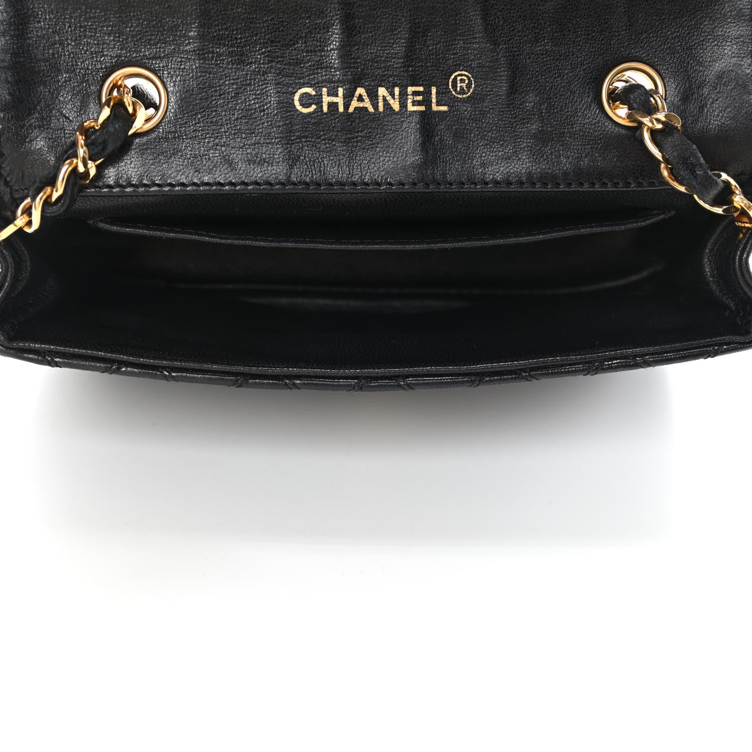Chanel Lambskin Quilted Single Flap Black 4 of 4