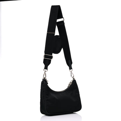 Prada Nylon Re-Edition 2005 Shoulder Bag Black 3 of 10