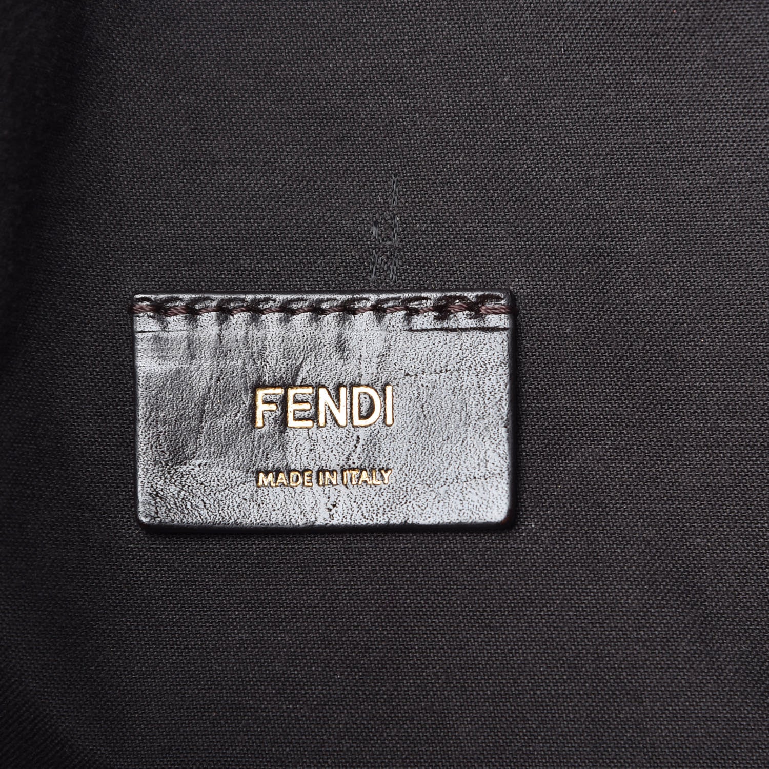Fendi Zucca Vitello Artic Large Hobo Tobacco Castagna 6 of 10