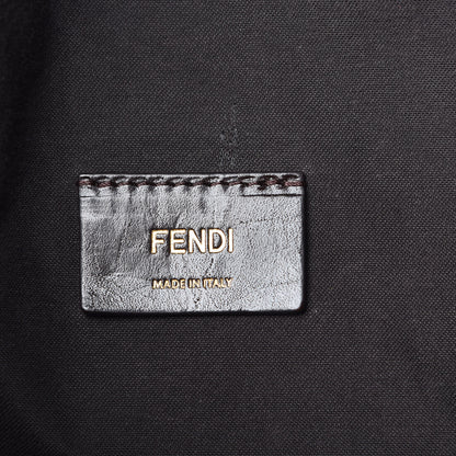 Fendi Zucca Vitello Artic Large Hobo Tobacco Castagna 6 of 10