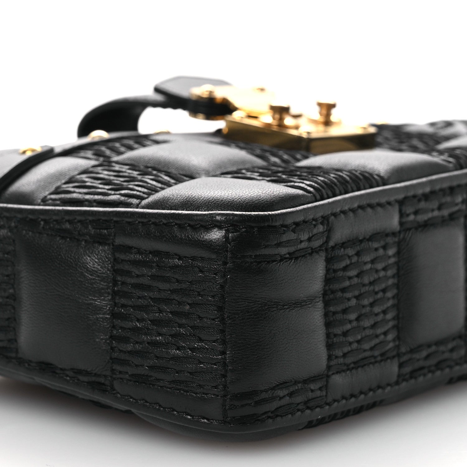Louis Vuitton Damier Quilt Lambskin Troca Pochette Black 8 of 13