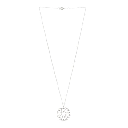 Tiffany Sterling Silver Paloma Picasso Venezia Goldoni Pendant Necklace 3 of 4