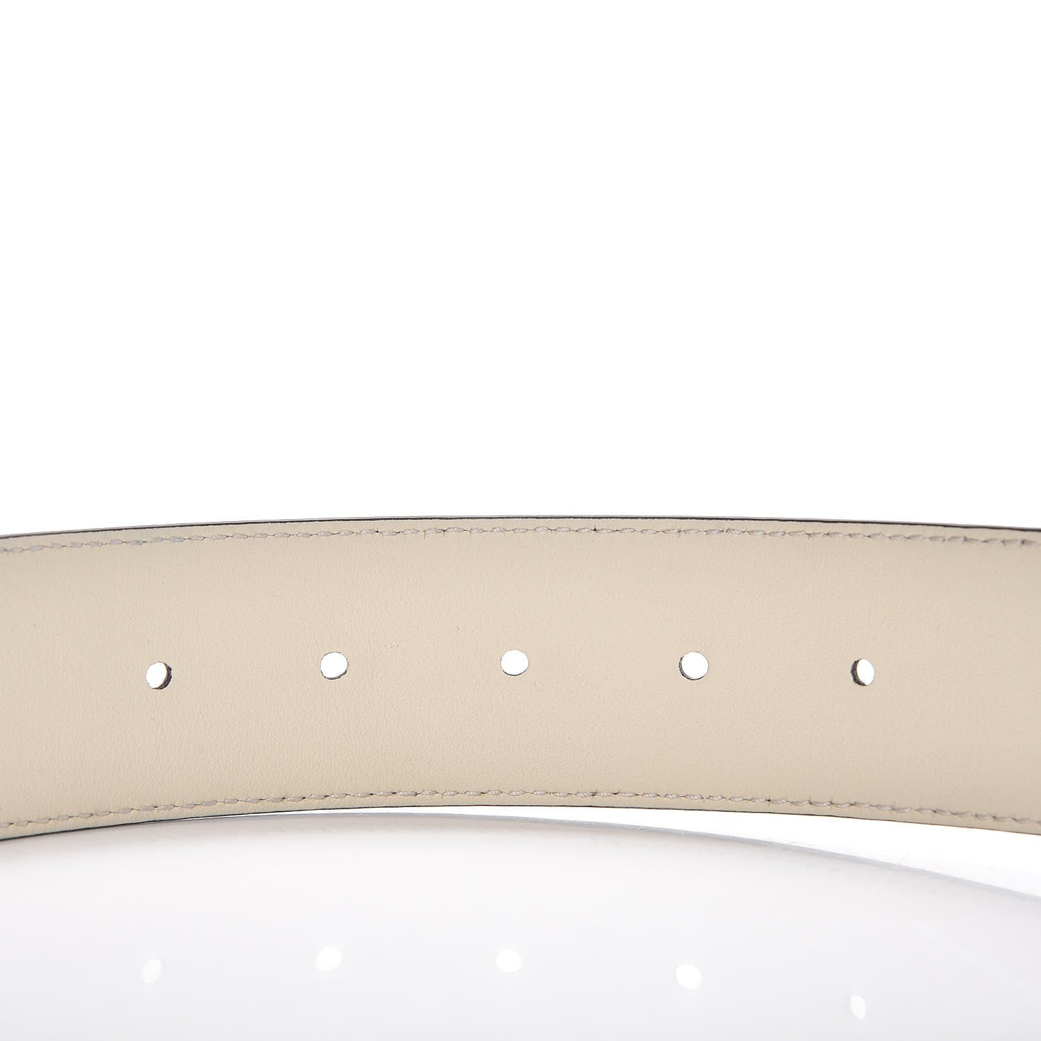 Gucci Calfskin Double G 40mm Belt 90 36 Mystic White 6 of 6