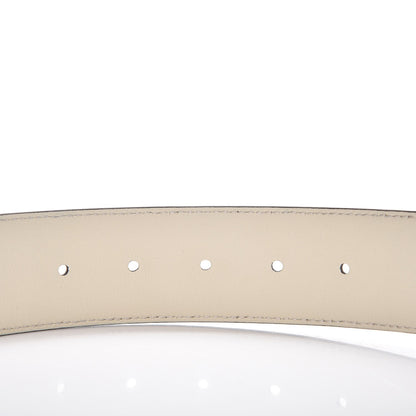 Gucci Calfskin Double G 40mm Belt 90 36 Mystic White 6 of 6