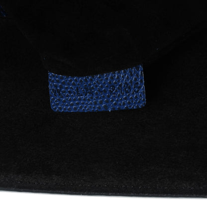 Celine Grained Calfskin Medium Phantom Luggage Indigo 7 of 7