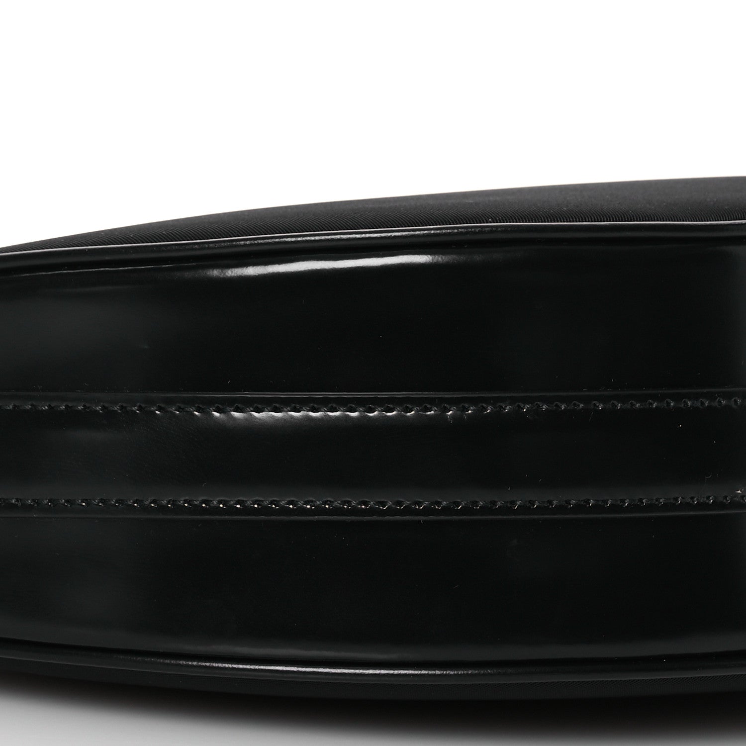 Prada Re-Nylon Spazzolato Small Arque Shoulder Bag Black 9 of 13