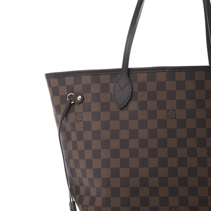 Louis Vuitton Damier Ebene Neo Neverfull MM Rose Ballerine 8 of 10