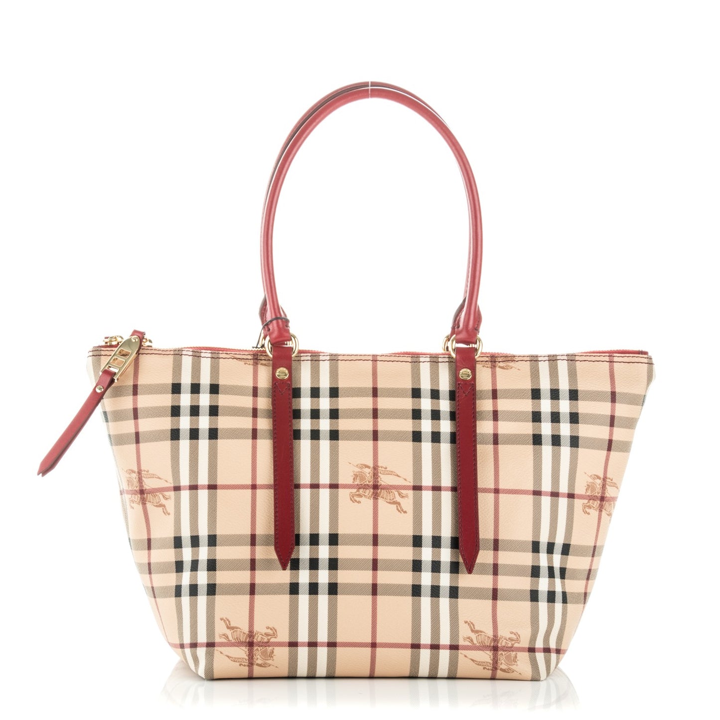 Haymarket Check Small Salisbury Tote Military Red