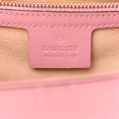Gucci Guccissima Signature Medium Padlock Shoulder Bag Rose Baby Candy 6 of 11