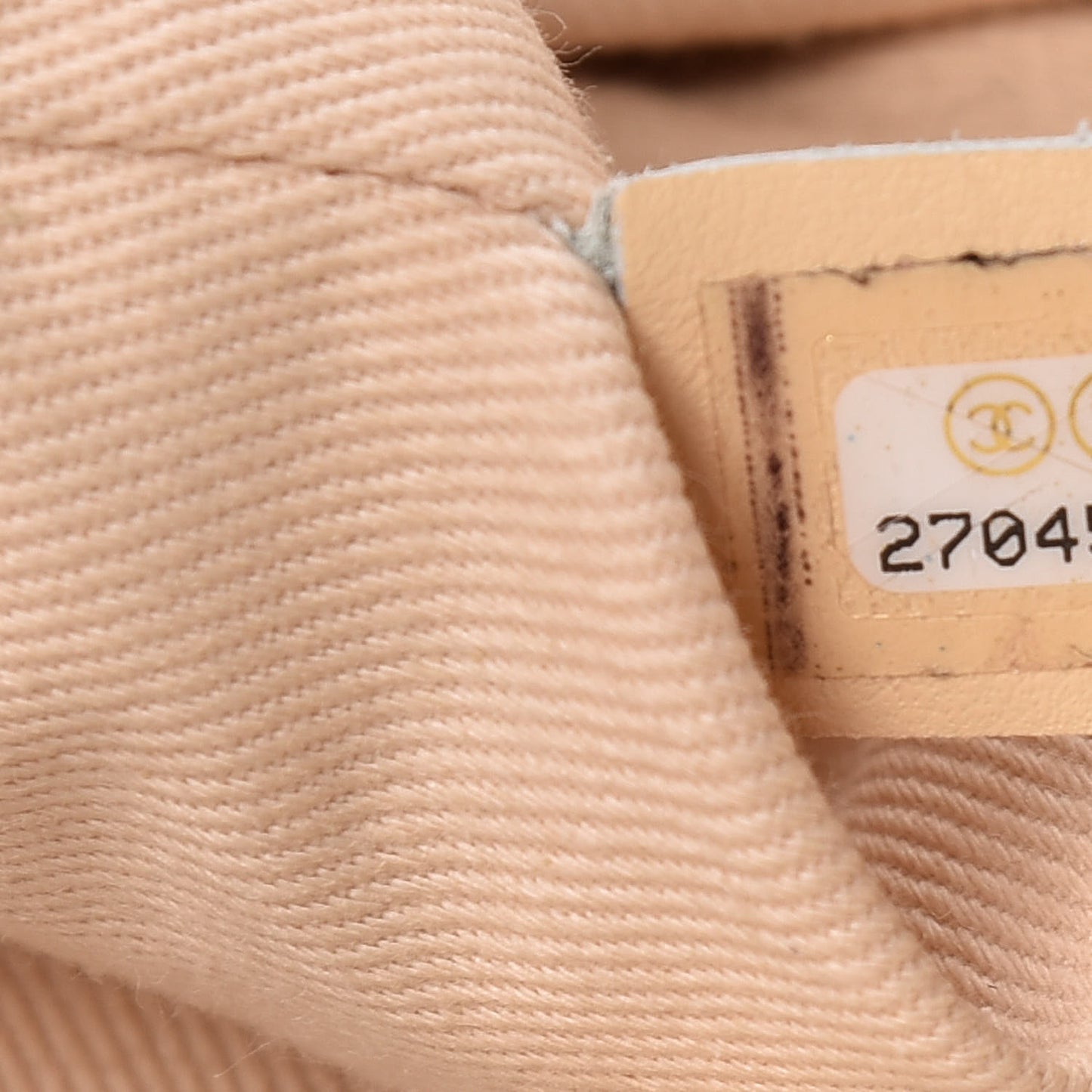 Canvas Large Deauville Tote Ivory