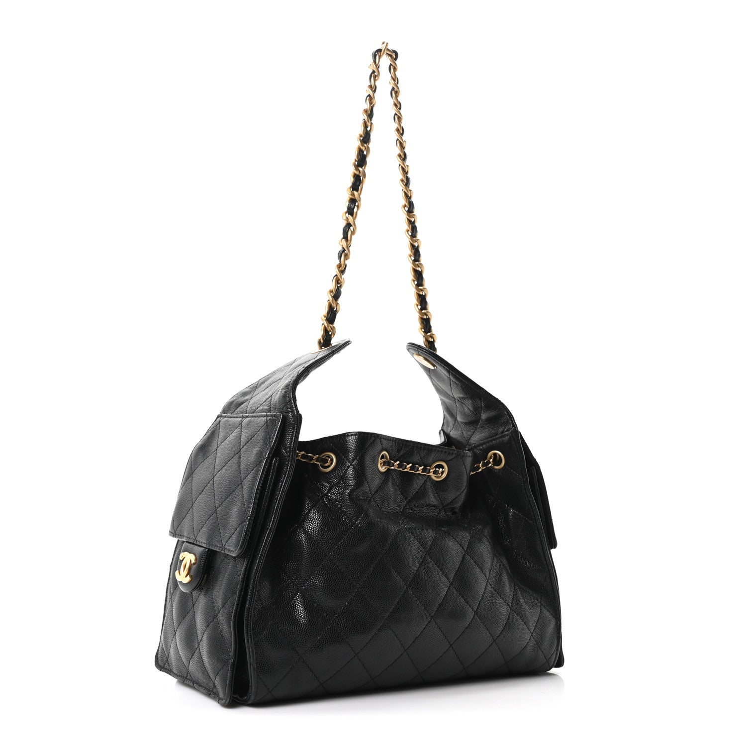Chanel Caviar Quilted Small Chanel 25 Handbag Black 2 of 10
