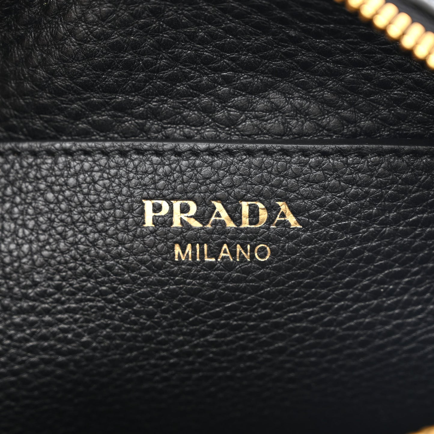 Vitello Daino Logo Belt Bag Black