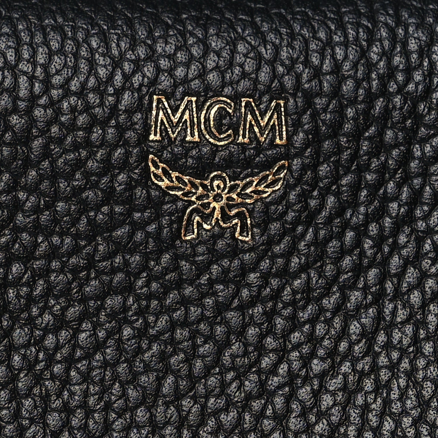 MCM Grained Calfskin Medium Milla Tote Black 6 of 9