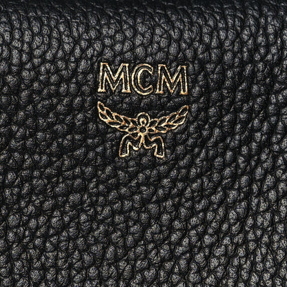 MCM Grained Calfskin Medium Milla Tote Black 6 of 9