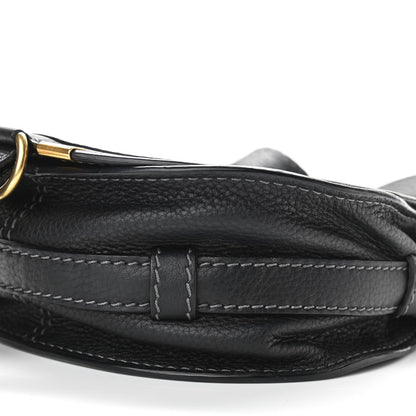 Chloe Calfskin Mini Marcie Round Crossbody Bag Black 9 of 11