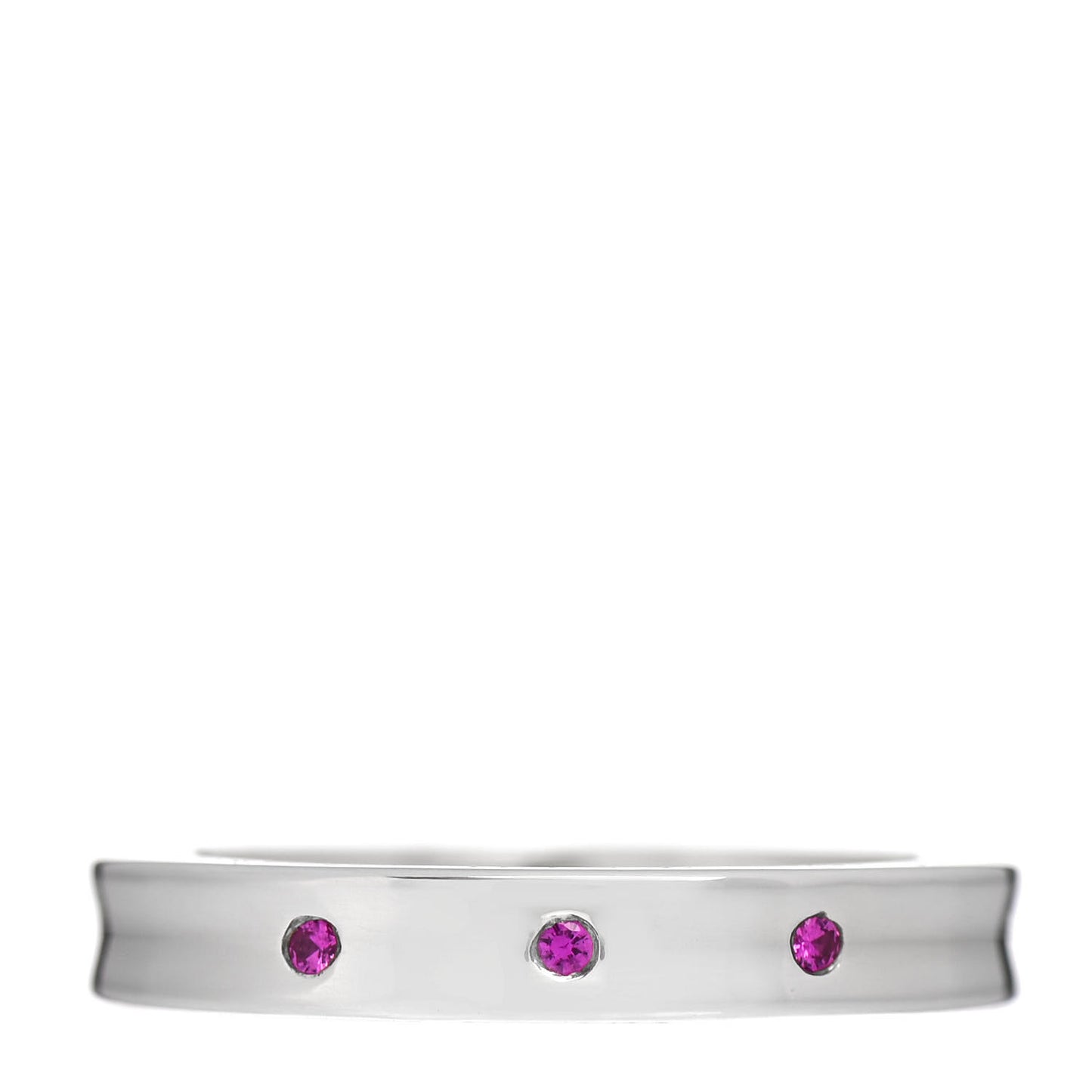 Sterling Silver Pink Sapphire 1837 Band Ring 54 6.75