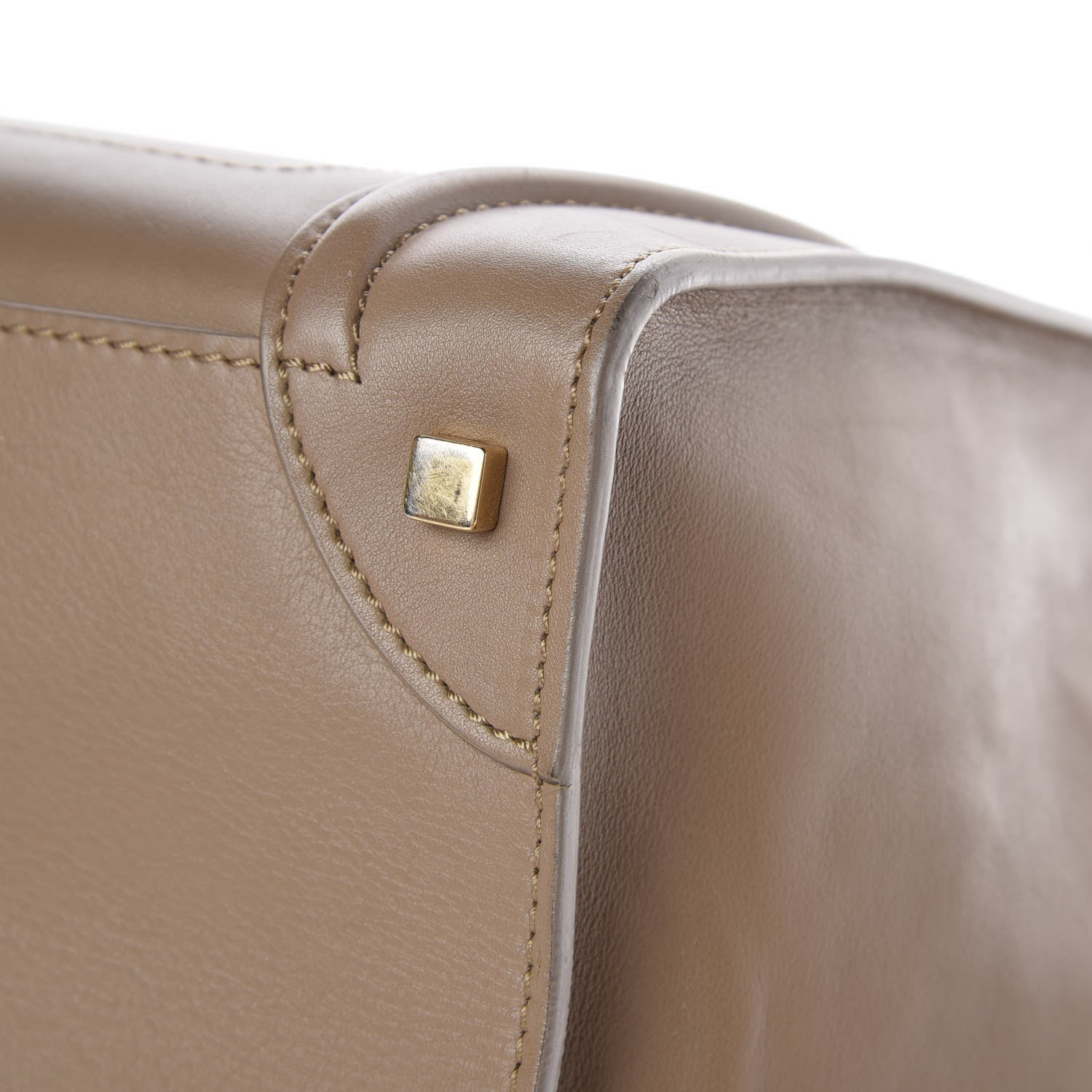 Celine Smooth Calfskin Mini Luggage Taupe 13 of 14