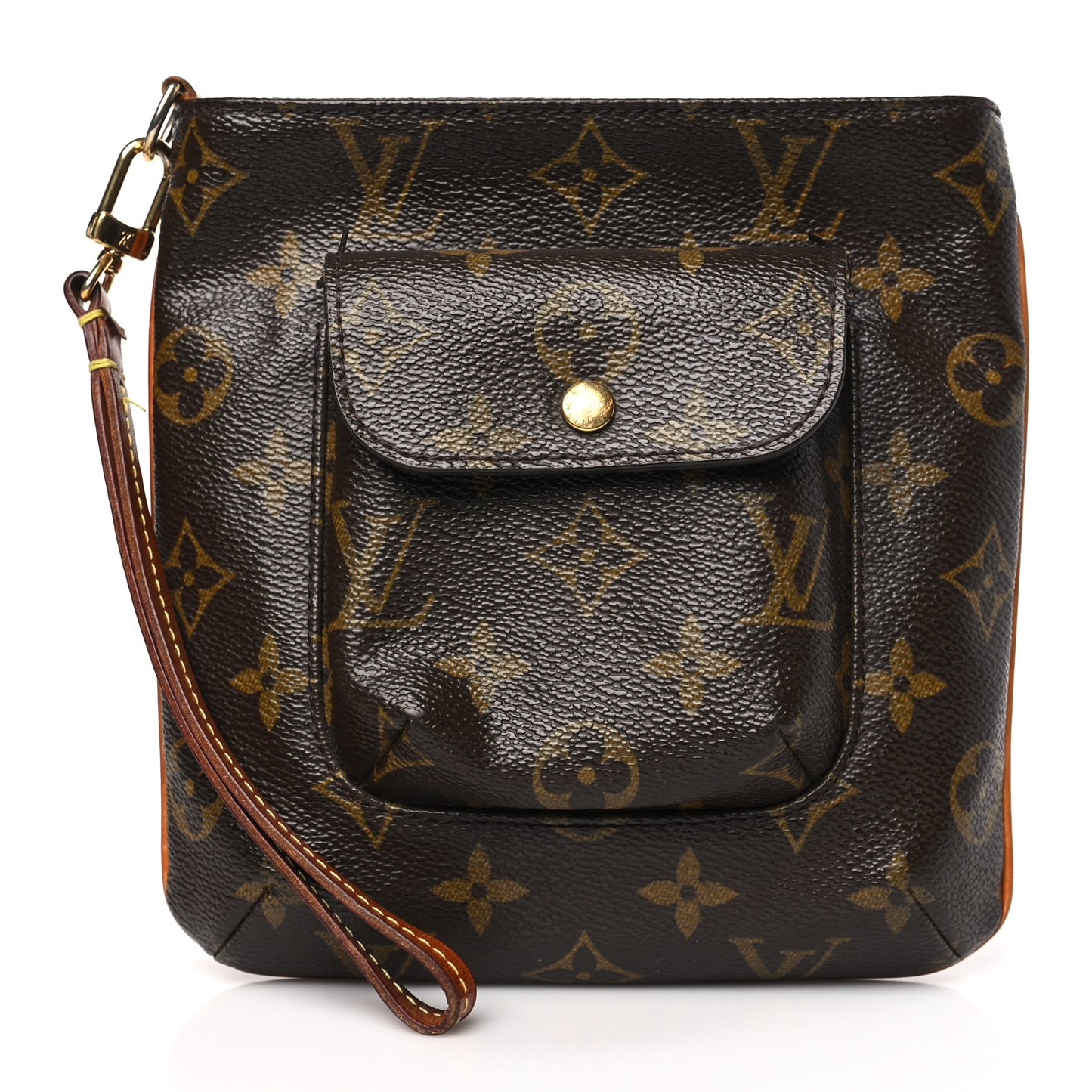 Monogram Partition Wristlet