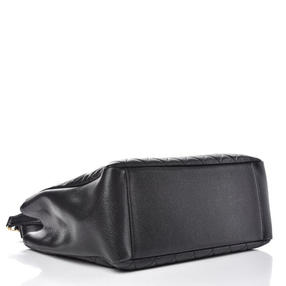 Chanel Caviar Quilted Grand Shopping Tote GST Black 4 of 13
