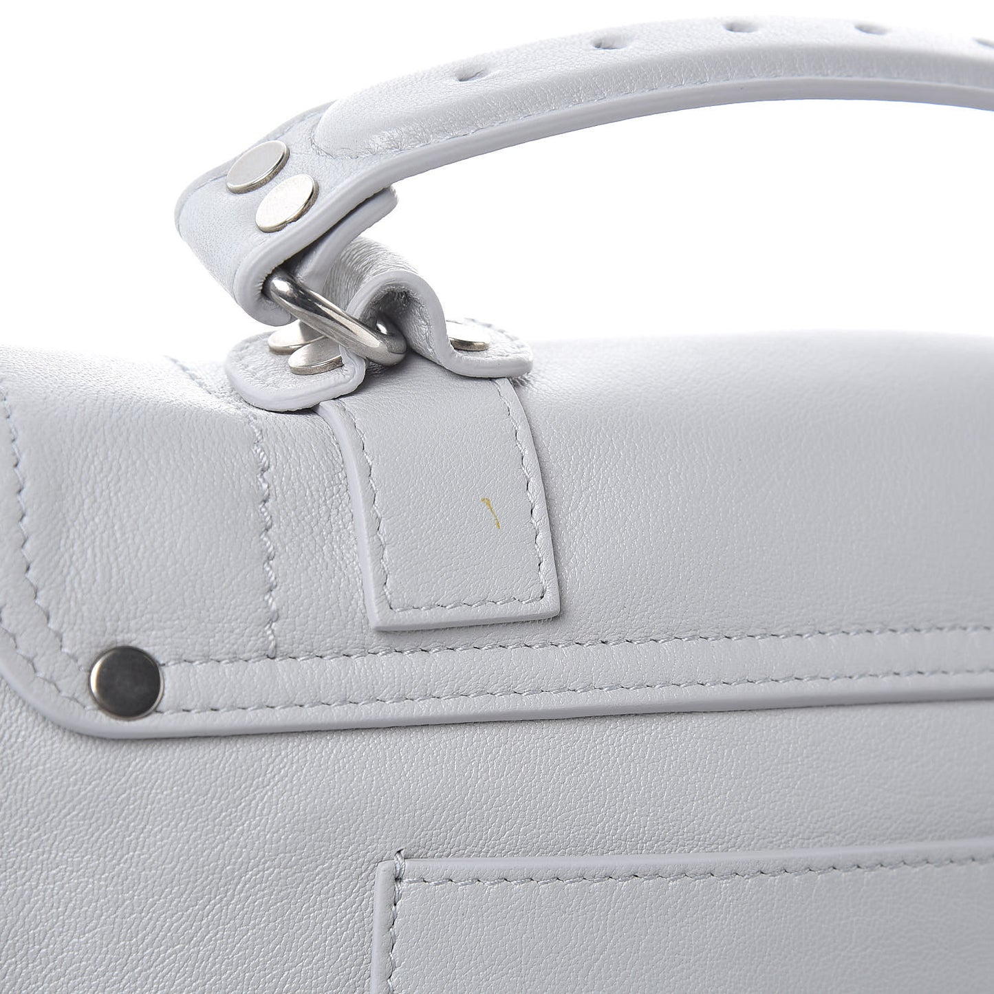 Lambskin Tiny PS1 Satchel Pale Steel