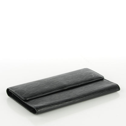 Louis Vuitton Epi Porte Tresor International Wallet Black 4 of 7