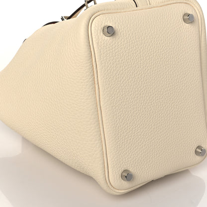 Hermes Taurillon Clemence Swift Eclat Picotin Lock 18 PM Nata Terre Battue 8 of 10