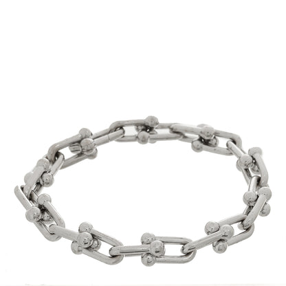 Tiffany 18K White Gold Medium HardWear Link Bracelet 1 of 4