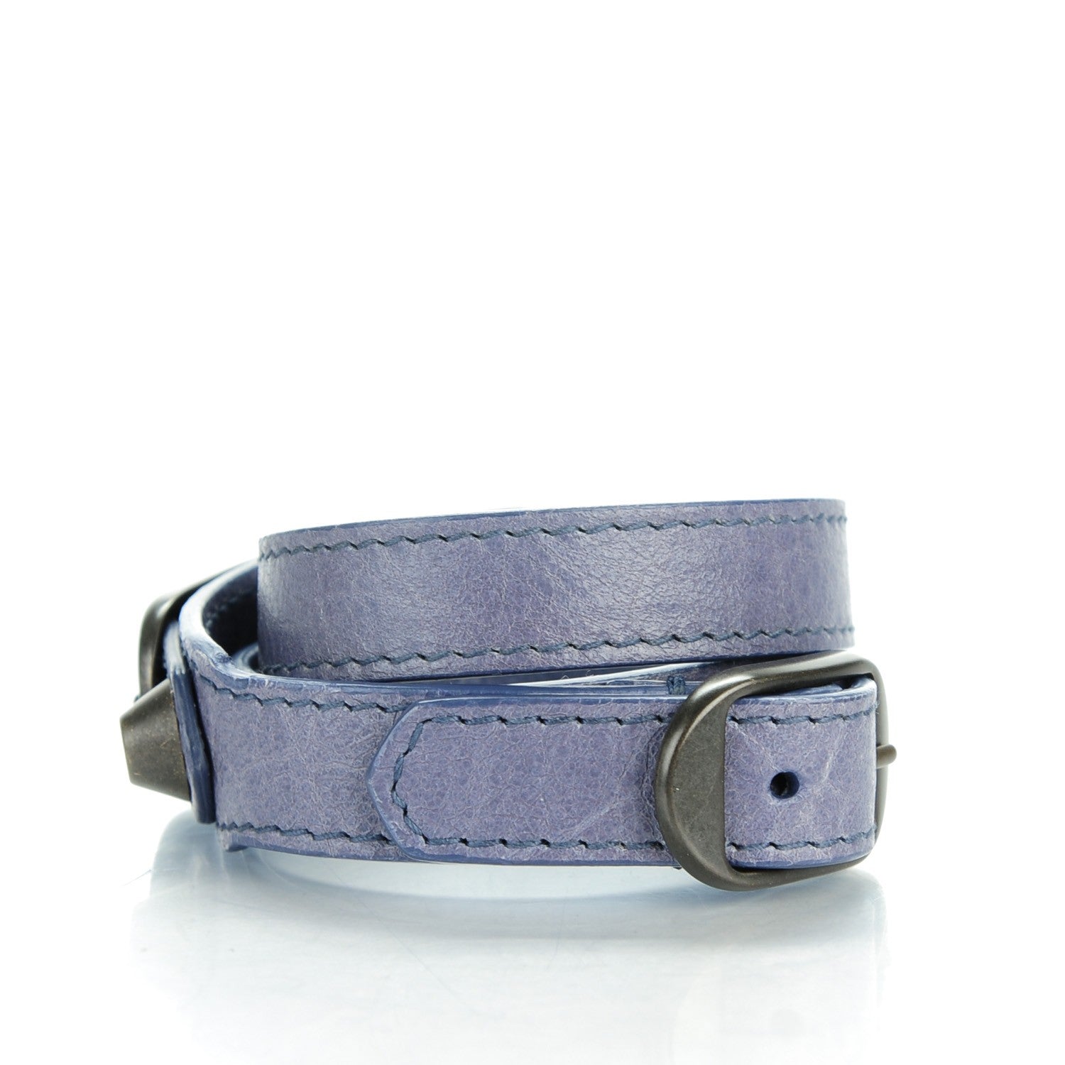 Balenciaga Agneau Arena Classic Hardware Triple Tour Bracelet S Jacynthe 3 of 8