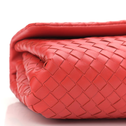 Bottega Veneta Nappa Intrecciato Flap Clutch Vesuvio 9 of 10