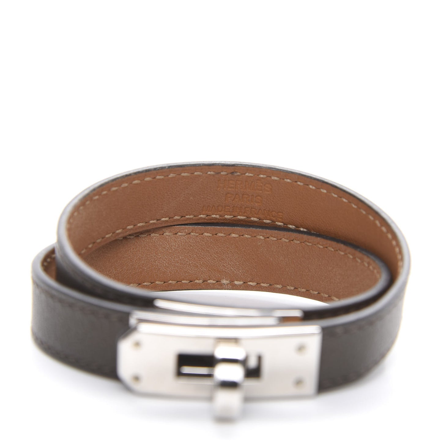 Swift Kelly Double Tour Bracelet M Etain
