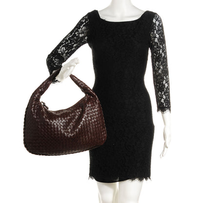 Bottega Veneta Nappa Intrecciato Medium Veneta Hobo Ebano 2 of 9