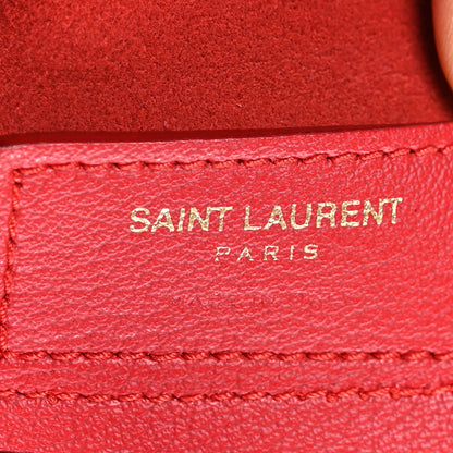 Saint Laurent Calfskin Large Shopping Tote Red 7 of 10