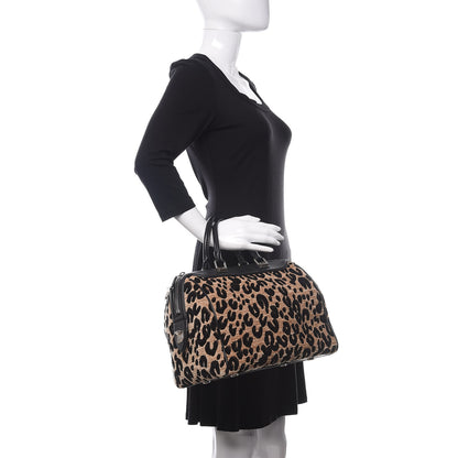 Louis Vuitton Jacquard Velvet Leopard Print Stephen Sprouse Speedy 2 of 10
