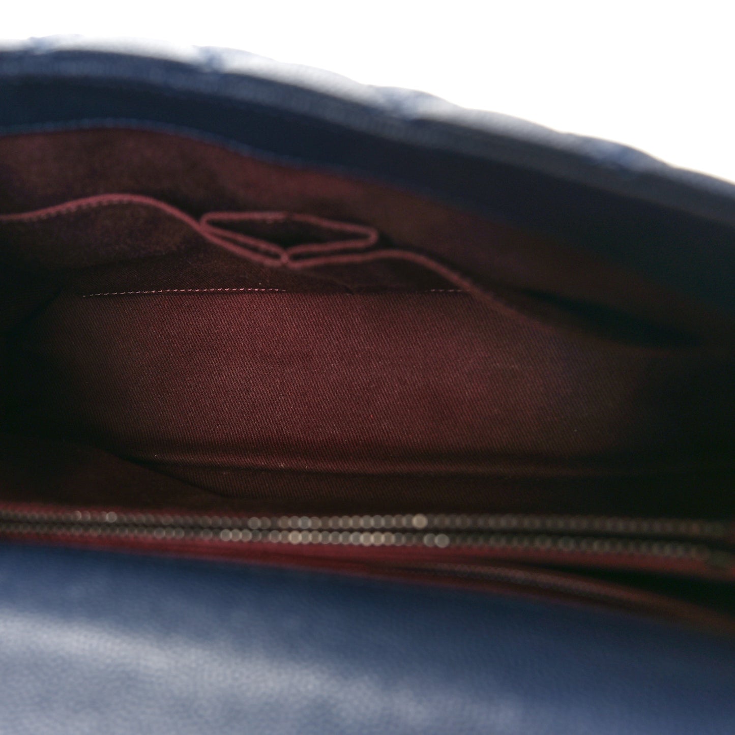 Caviar Lizard Embossed Quilted Small Coco Handle Flap Navy Blue