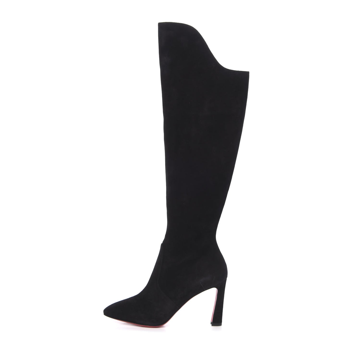 Suede Eleonor Tall Boots 38.5 Black