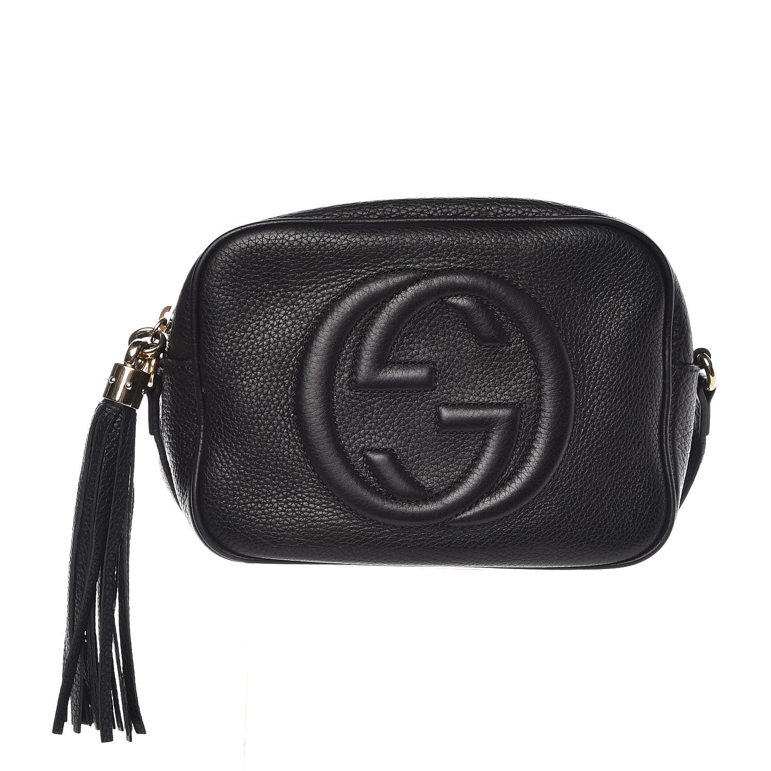 Gucci Pebbled Calfskin Small Soho Disco Bag Black 1 of 14