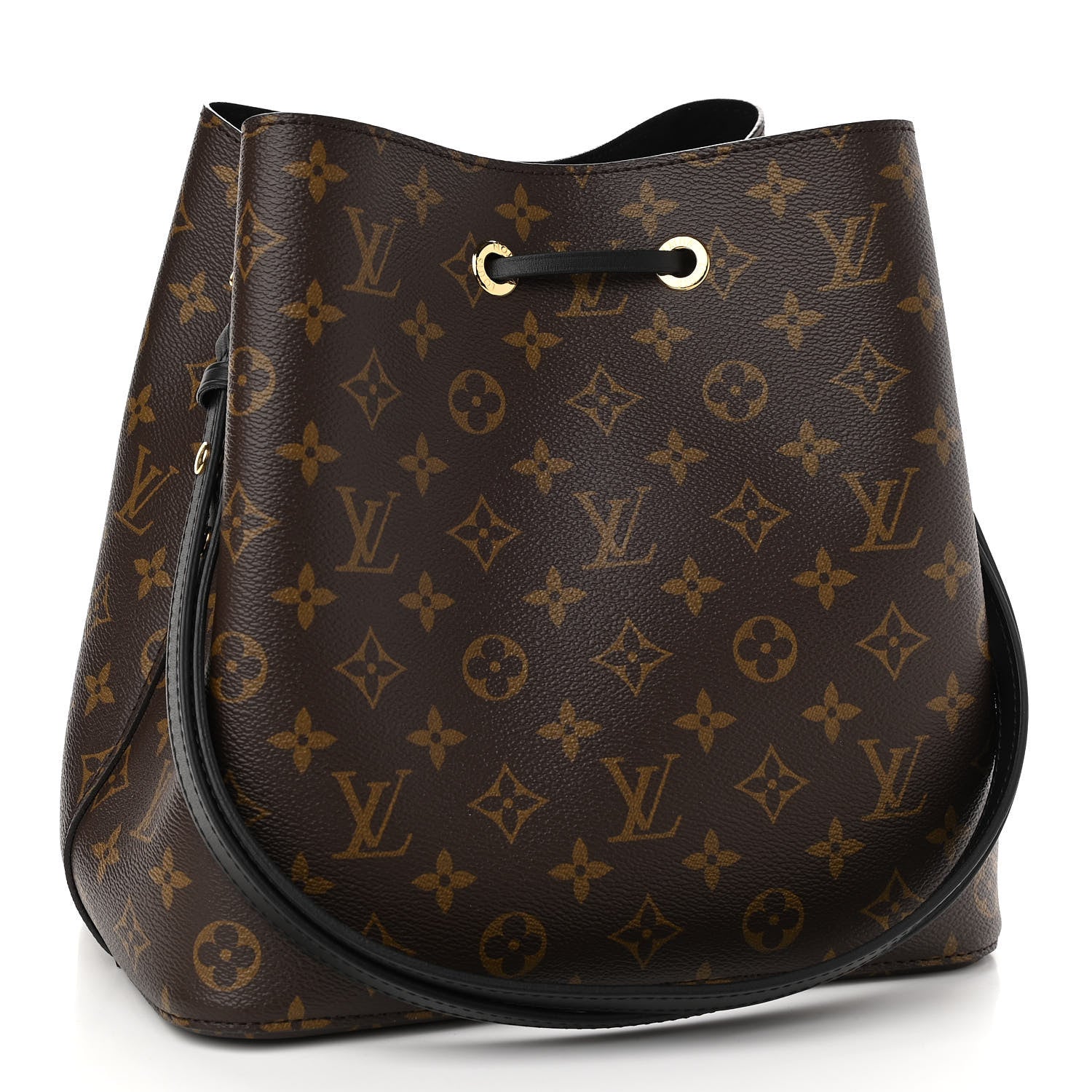 Louis Vuitton Monogram Neonoe MM Black 3 of 9