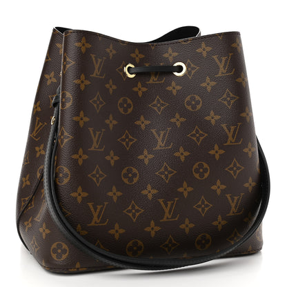 Louis Vuitton Monogram Neonoe MM Black 3 of 9