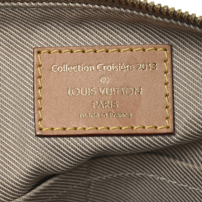 Louis Vuitton Denim Monogram Stone Speedy Bandouliere 35 Caramel 6 of 13