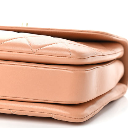 Chanel Lambskin Quilted Small Trendy CC Flap Dual Handle Bag Camel 8 of 10