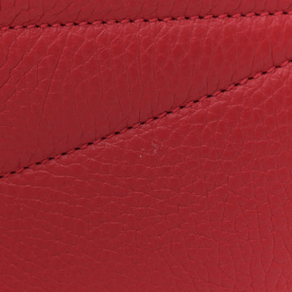 Hermes Taurillon Clemence Victoria 35 Rouge Casaque 11 of 11