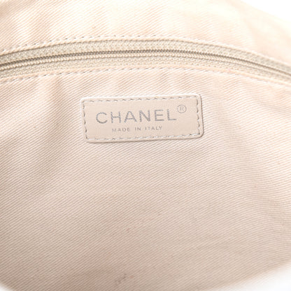 Chanel Caviar Stitched CC Pocket Tote White 14 of 19