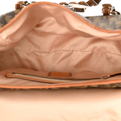Christian Dior Monogram Romantique Trotter Flap Bag Brown 5 of 16
