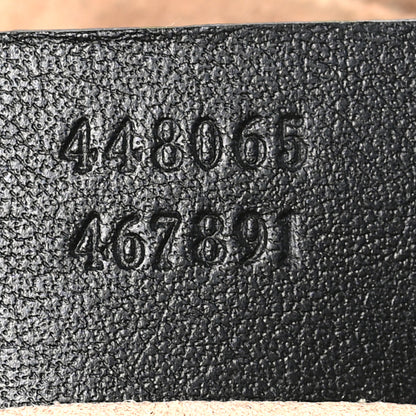 Gucci Calfskin Matelasse Mini GG Marmont Chain Shoulder Bag Black 7 of 9